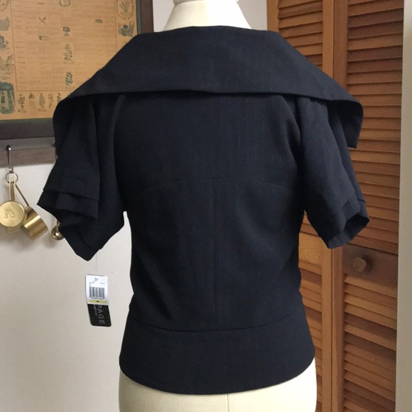 NWT Rampage S/S jacket with silver pinstripes - Picture 3 of 4